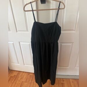 Universal Thread Black Spaghetti Strap Midi Dress